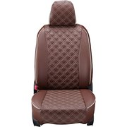 シートカバー 全席セット セレナ キルト ブラウン×アイボリーステッチ 15ENC5636N