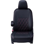 シートカバー 全席セット セレナ ダイヤ ブラック×レッドステッチ 16ENC5636D