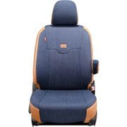 シートカバー 全席セット セレナ ジーンズ ヴィンテージ ネイビー×ヴィンテージ キャメル 19ENC5636BE