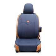 シートカバー 全席セット スペーシアカスタム ジーンズ ヴィンテージ ネイビー×ヴィンテージ キャメル 19ESA6311BE