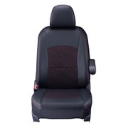 シートカバー 全席セット スペーシア/フレアワゴン クール ブラック×レッド 17ESA6309KA
