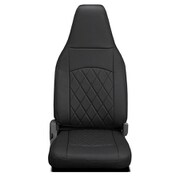 シートカバー 1列目のみ タウンエースバン/ライトエースバン ストロングキルト ブラック×ブラックステッチ 45ETE1281X01KK