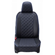 シートカバー 全席セット ハリアー キルト ブラック×ブルーステッチ 15ETB1156E