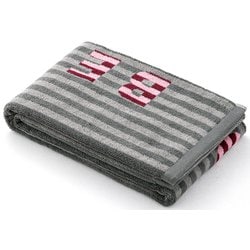 BEAMS DESIGN オルタネイトロゴ 60cm×120cm グレー バスタオル 51-1403350