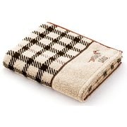 55-0302130 [DAKS ハウスチェックダックス 34cm×80cm ベージュ フェイスタオル]