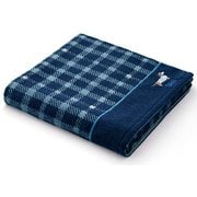 55-0303330 [DAKS ハウスチェックダックス 60cm×120cm ネイビー バスタオル]
