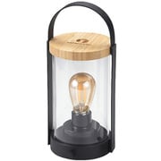 ライト ランタン ルナ LEDフィラメント電球ランタン 【明るさ80ルーメン/連続点灯約3-47時間/無段階調光】 暖色 充電式 ハンドル付 UK-3022