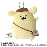 ポムポムプリン×お文具といっしょ フラットぬいぐるみマスコット (1)ポムポムプリン