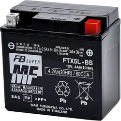 FB バイク用バッテリー FTX5L-BS （液入） IRI-FTX5L-BS