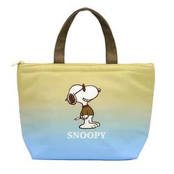 214324-25 PEANUTS 保冷保温ミニトート グラデーション ジョー・クール ベージュブルー