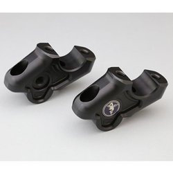 アクティブ Rebel250/500（17-）Rebel1100/DCT（21-） ハンドルセットバックライザー ブラック AC00-022H-BK