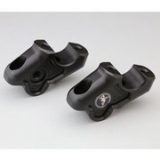 アクティブ Rebel250/500(17-)Rebel1100/DCT(21-) ハンドルセットバックライザー ブラック AC00-022H-BK