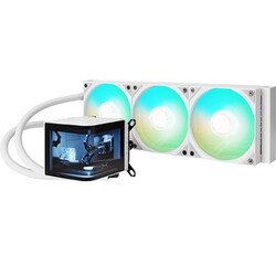 AMOLEDディスプレー搭載簡易水冷CPUクーラー L-P360A-AS3M-G1W