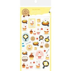 限定 透明シールシート イヌ お菓子などうぶつ工房 QS299
