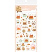 限定 透明シールシート ネコ お菓子などうぶつ工房 QS300