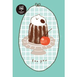 限定 レトロ印刷ポストカード トリ お菓子などうぶつ工房 HJ086