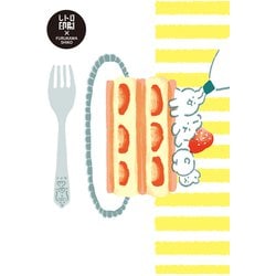 限定 レトロ印刷ポストカード ウサギ お菓子などうぶつ工房 HJ090