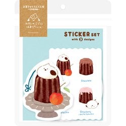 限定 ステッカー3柄セット トリ お菓子などうぶつ工房 QZ52
