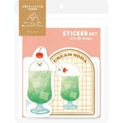 限定 ステッカー3柄セット アザラシ お菓子などうぶつ工房 QZ55