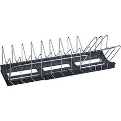 フライパン 鍋 ふたスタンド 2WAY ワイドタイプ ブラック PFN-NLBK