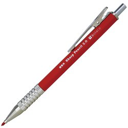 HKSPH20R-H [建築用 クリップ仕様超硬芯シャープ 芯削り付 赤]