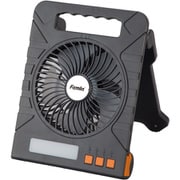 充電式ソーラーパワフルファン ブラック FL0445010