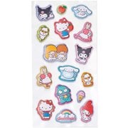 限定 サンリオ キャラクターズ ぷくっとシール キャラミックス ビビッドデザイン 001760-51