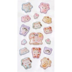 限定 サンリオ キャラクターズ ぷくっとシール キャラミックス ラテクマベビー 001760-52