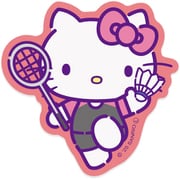 限定 サンリオ キャラクターズ ステッカー ハローキティ バドミントン部 001762-52