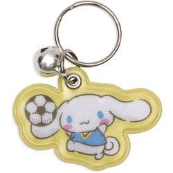 限定 サンリオ キャラクターズ 自転車キーホルダー シナモロール サッカー部 001764-62