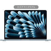 MacBook Air 13インチ Apple M4チップ（10コアCPU/10コアGPU/16コアNeural Engine）/16GBユニファイドメモリ/SSD 512GB/Touch ID搭載バックライトMagic Keyboard-英語（US）/スカイブルー カスタマイズモデル（CTO） Z1H800041