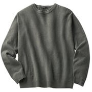 958148001 カシミヤタッチ柔らかセーター Mサイズ チャコール fr958148