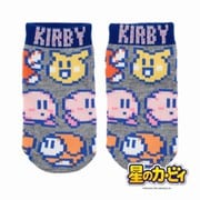 185-15L3 [星のカービィ キッズソックス スニーカー丈 ゲーム風ドット絵デザイン 13-19cm 1足組]