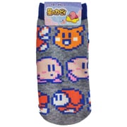 185-15M3 [星のカービィ ソックス スニーカー丈 ゲーム風ドット絵デザイン 19-24cm 1足組]