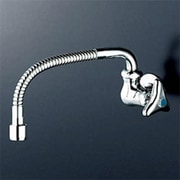 横形自在水栓 400mmフレキパイプ付 K10FL-R40