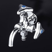 屋外ホース接続二口横水栓 K124SPJ