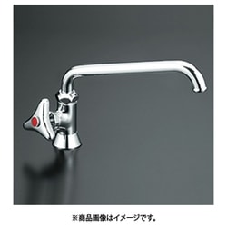 立形自在水栓 左ハンドル240mmパイプ付 K16NDVLR24