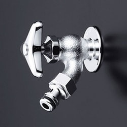 屋外ホース接続ニップル付散水栓 K8SPJ