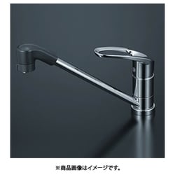 シングルシャワー付混合栓 200mm パイプ付 KM5011TFR2