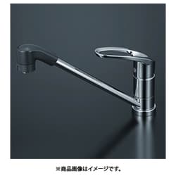 寒冷地用 シングルシャワー付混合栓 200mm パイプ付 KM5011ZTFR2