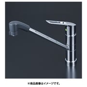 寒冷地用 シングル混合栓eレバー260mm パイプ付 KM5051ZTFEC