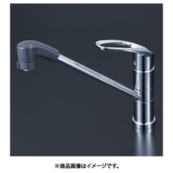 寒冷地用 シングルシャワー付混合栓 200mm パイプ付 KM5051ZTFR2