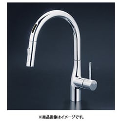 シングルシャワー付混合栓 センサー付 電池 KM6071DEC