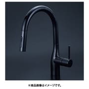 寒冷地用 シングルシャワー付混合栓 センサー付電池 マットブラック KM6071ZDECM5