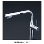 寒冷地用 シングルシャワー付混合栓 センサー付 電池 KM6111ZDEC