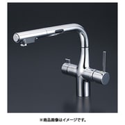 ビルトイン浄水器用シングルシャワー付混合栓 センサー電池 KM6131DEC