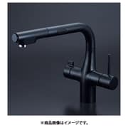 ビルトイン浄水器用シングルシャワー付混合栓 センサー電池マットブラック KM6131DECM5