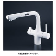 ビルトイン浄水器用シングルシャワー付混合栓 センサーマットホワイト KM6131ECM4