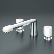 2ハンドル混合栓ナット接続 KM84CU2