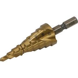 チタンコーティング スパイラルステップドリル 9段（4～20mm） TI-2
